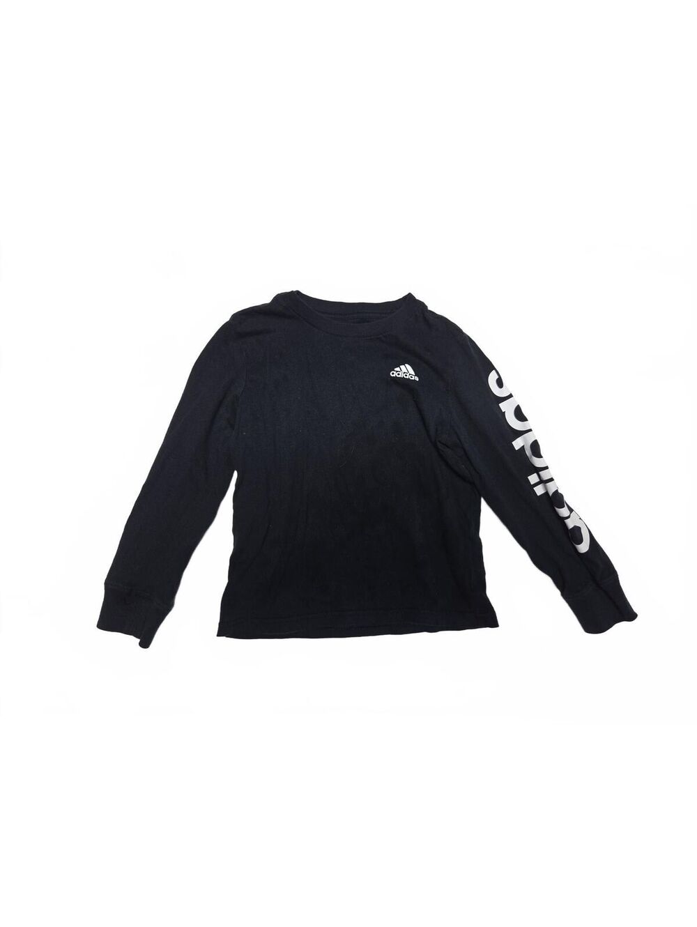 Adidas Black Long-Sleeve Graphic Active Shirt Boys Size 5